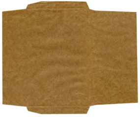 セピア色のトレーシングペーパーで作られた古い封筒