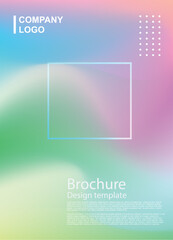Cover design template for brochure, annual report, magazine, poster. Minimal abstract cover design.