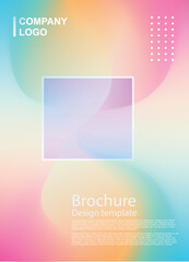 Cover design template for brochure, annual report, magazine, poster. Minimal abstract cover design.