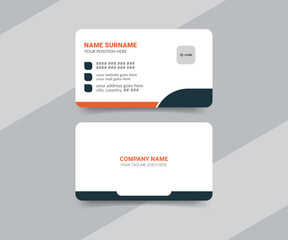 Medical & Healthcare Service Business Card Template, Modern and creative business card, professional clean medical business card template.
