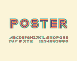 Reto font set design