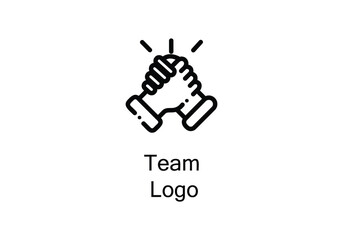 Handshake Logo. Two Hands Make a Deal