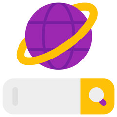 search engine flat icon