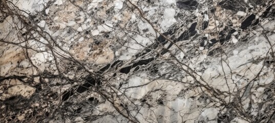 Rough marble nature stone texture surface background. Generative AI technology.