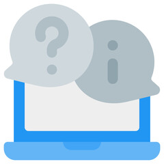 chat support flat icon