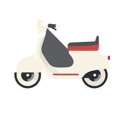 illustration of a motorcycle scooter