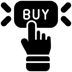 buy button glyph icon