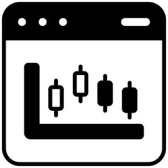 Fototapeta premium web solid line icon