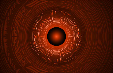 eye cyber circuit future technology concept background
