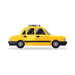 Obraz na płótnie Canvas taxi car transport vector illustration