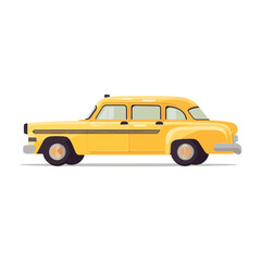 Obraz na płótnie Canvas taxi car transport vector illustration