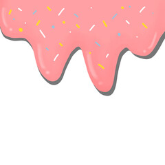 pink splashes Popsicle background that is so cute and appetizing.