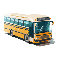Fototapeta na wymiar bus public transport vector