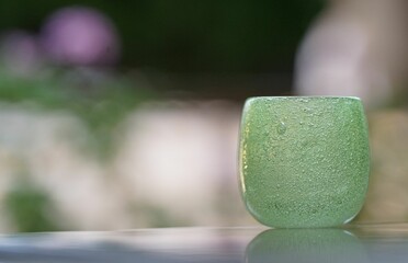 黄緑色の琉球ガラス4