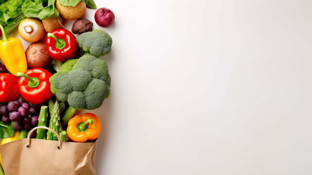 Frame of organic food. Fresh raw vegetables