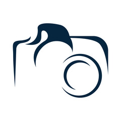 Photo camera logo icon design