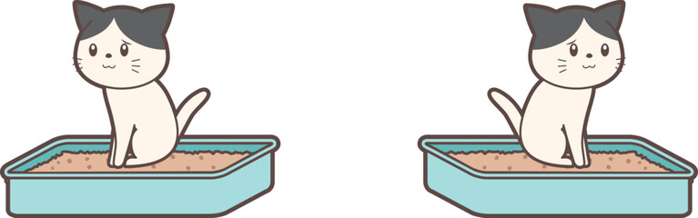 お腹の調子が悪い猫のトイレ