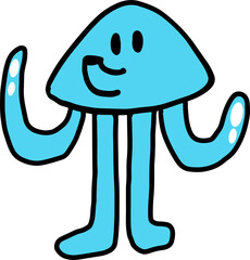 The Space icon drawing cartoon style png image