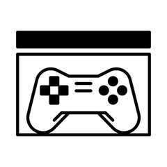 Solid Line Game Center design vector icon design vector line icon svg