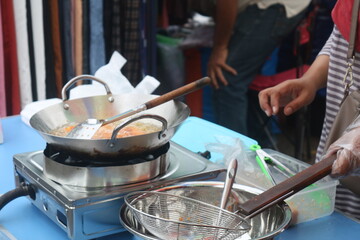 person preparing food