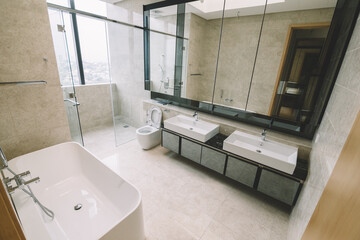 modern bathroom interior