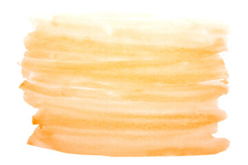 orange watercolor paint