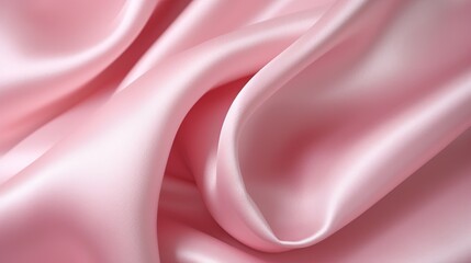 Fototapeta premium Smooth elegant pink silk or satin texture background.Generative Ai