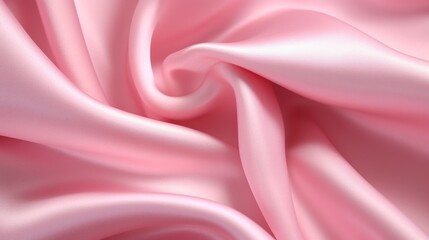 Fototapeta premium Smooth elegant pink silk or satin texture background.Generative Ai