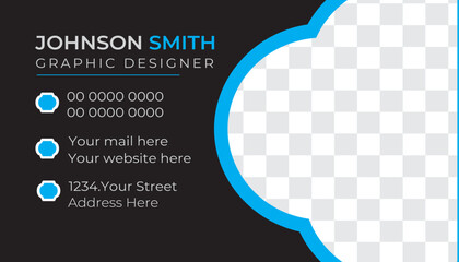 
Minimalist Modern corporate simple and clean design Business Card design layout.