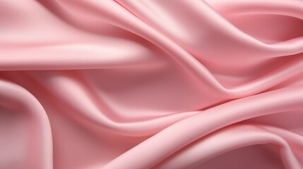 Obraz premium Smooth elegant pink silk or satin texture background.Generative Ai