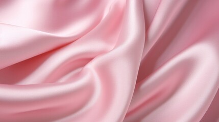 Obraz premium Smooth elegant pink silk or satin texture background.Generative Ai