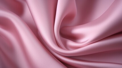 Fototapeta premium Smooth elegant pink silk or satin texture background.Generative Ai