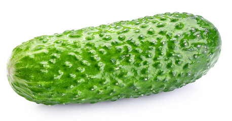 Cucumber isolated on white background