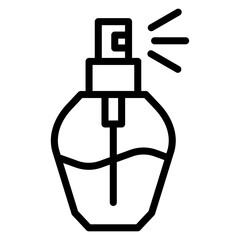 Vector Design Perfume Icon Style