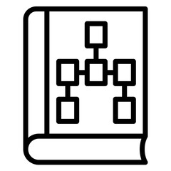 Vector Design Library Database Icon Style