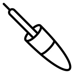 Vector Design Eyeliner Icon Style