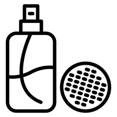 Vector Design Makeup Remover Icon Style