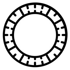 Vector Design Lifebuoy Icon Style