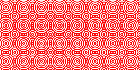 seamless pattern with red circles