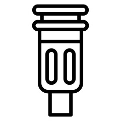 Vector Design Flash Hider Icon Style