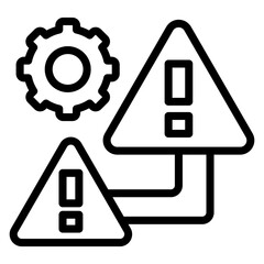 Vector Design Crisis Management Icon Style