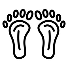 Vector Design Carbon Footprint Icon Style