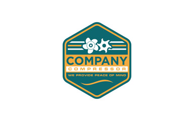 Emblem retro industries logos for badges and labels