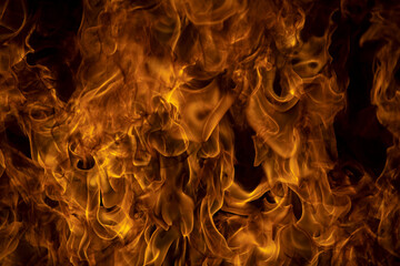 Fototapeta premium Fire flame motion pattern abstract texture. Burning fire, flame overlay background.