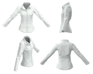 Woman Shirt. Button down shirt. White Shirt  