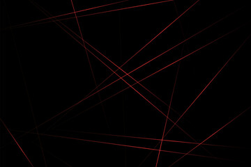 Abstract black with red lines, triangles background modern design. Vector illustration EPS 10.