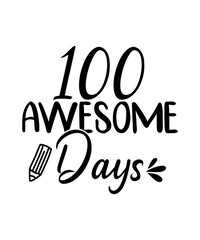 Naklejka premium 100 Days Of School Svg Bundle, 100th day of school, 100 Days of school svg, Online Classes svg, Basketball, Gaming, Unicorn, Homeschool svg