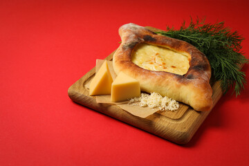 National Georgian cuisine food, flour product - Khachapuri