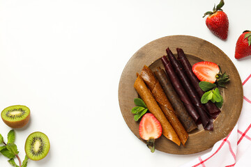 Concept of tasty and sweet food - pastille