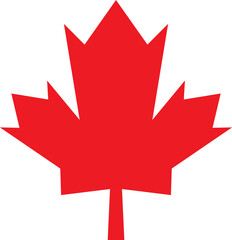 The maple leaf symbol for Canada day concept